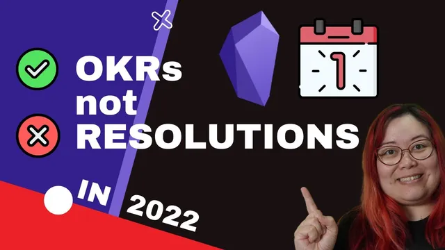 How to set goals in Obsidian // Templates, Periodic Notes thumbnail