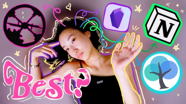 BEST Second Brain App???? (Paid- roam research, obsidian, remnote, notion) thumbnail