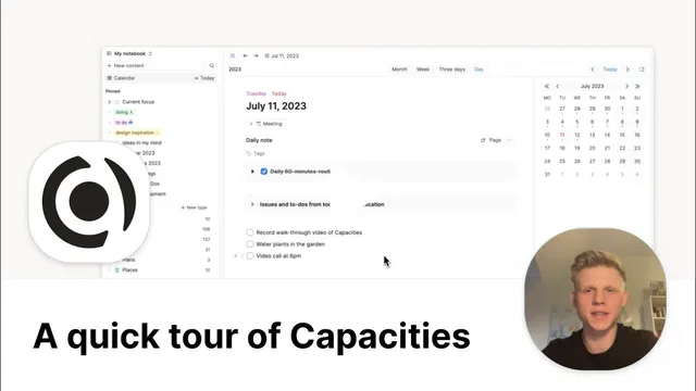 A quick tour of Capacities (2023) thumbnail