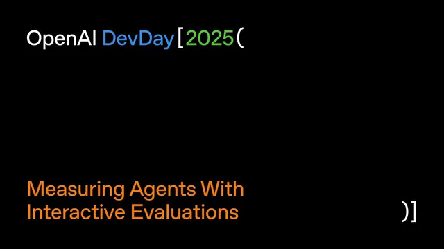 Measuring Agents With Interactive Evaluations thumbnail