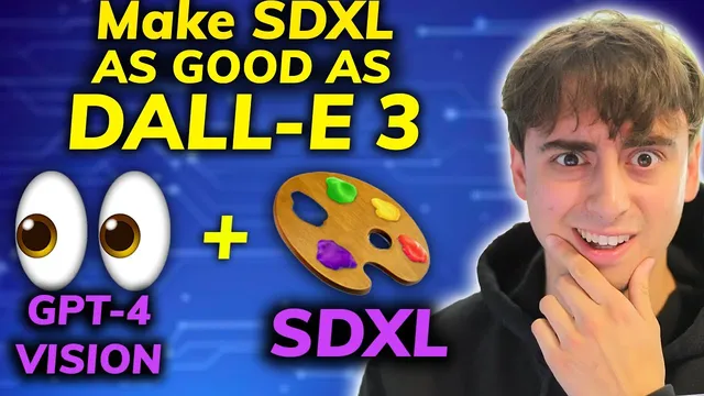 Mindblowing results! DALL-E 3 Quality AI Art using GPT-4 Vision & SDXL thumbnail