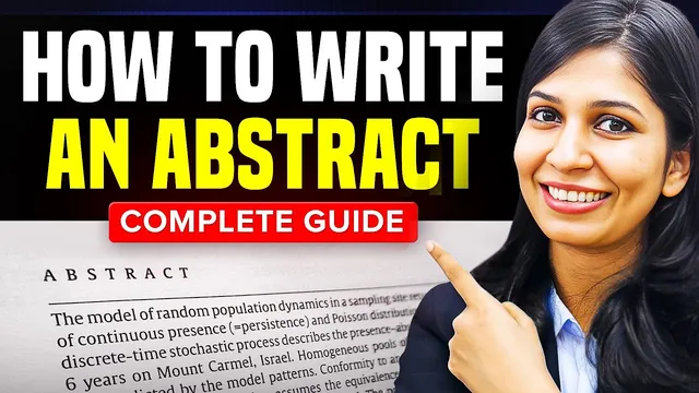 How to write an Abstract in 2025 | Step-by-step Guide with Example thumbnail