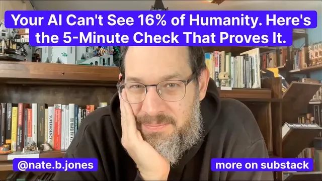 Your AI Can't See 16% of Humanity. Here's the 5-Minute Check That Proves It. thumbnail
