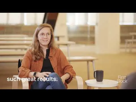 Love-hate relationship with OKRs by Mathilde Collin, Co-Founder & CEO of Front, on First Block thumbnail