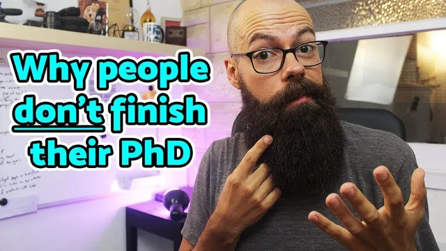 4 reasons people do not finish their PhD | The most common! thumbnail