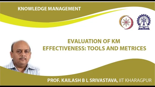 Evaluation of KM effectiveness: Tools and thumbnail