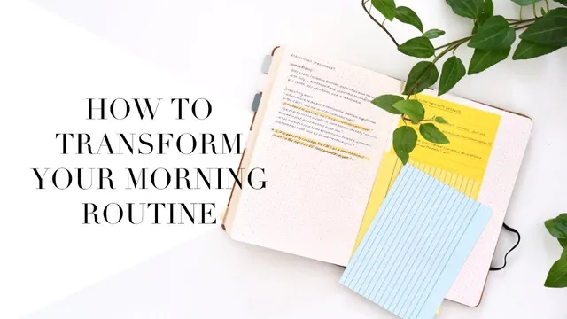 5 ways to improve your morning routine thumbnail