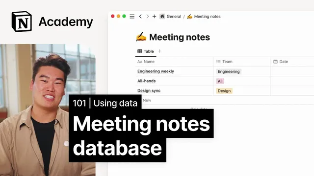 How to build a meeting notes database thumbnail