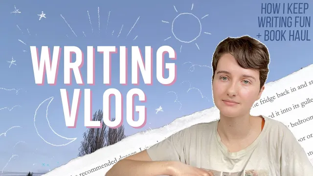 WRITING MY NOVEL📘 | chill + cozy writing vlog thumbnail