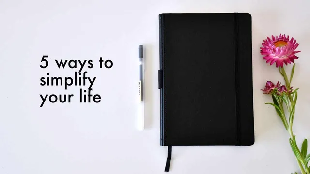 5 THINGS THAT SIMPLIFIED MY LIFE // stop wasting time thumbnail