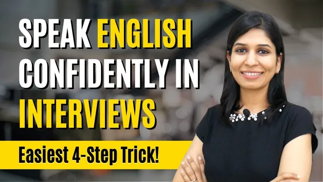 Speak English confidently during interviews! EASIEST TRICK! 🔥 thumbnail