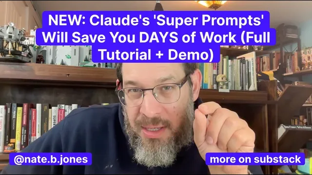 NEW: Claude's 'Super Prompts' Will Save You DAYS of Work (Full Tutorial + Demo) thumbnail