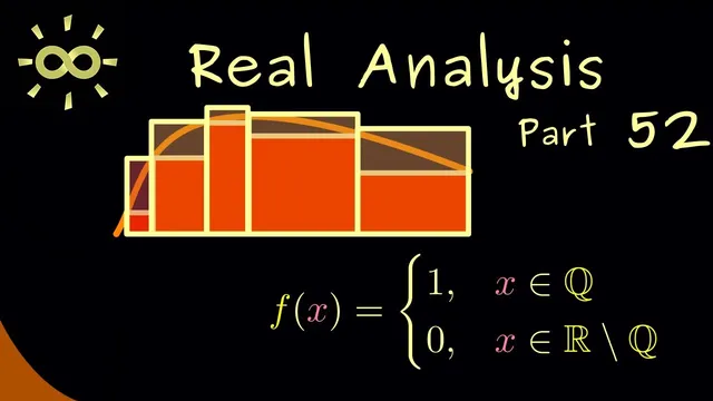 Real Analysis 52 | Riemann Integral - Examples [dark version] thumbnail
