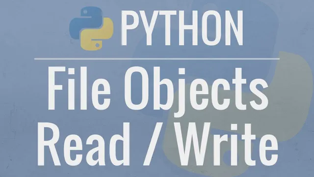 Python Tutorial: File Objects - Reading and Writing to Files thumbnail