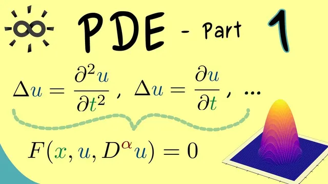 Partial Differential Equations 1 | Introduction and Definition thumbnail