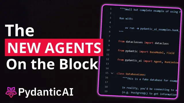 PydanticAI - The NEW Agent Builder on the Block thumbnail