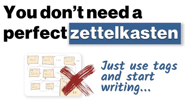 Logseq Zettelkasten ANTI-tutorial | You don't ACTUALLY need a zettelkasten thumbnail