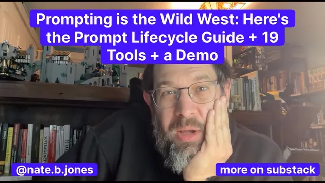 Prompting is the Wild West: Here's the Prompt Lifecycle Guide + 19 Tools + a Demo thumbnail