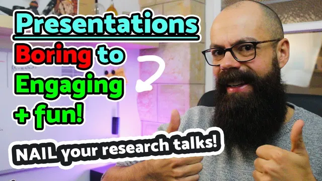 Deliver a KILLER research presentation! | PhD presentation skills and tips thumbnail