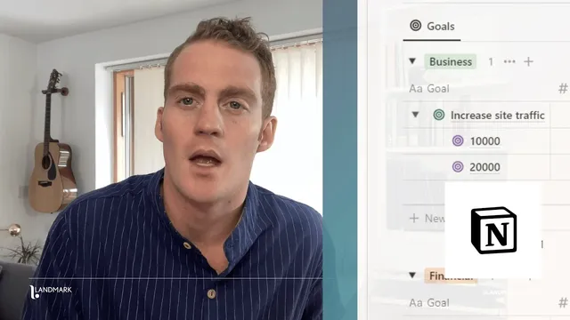 Notion New Year Planner Template (2023): NEW Sub-Items & Milestones Feature thumbnail