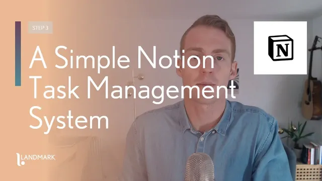 A Simple Actions and Task Management System In Notion thumbnail