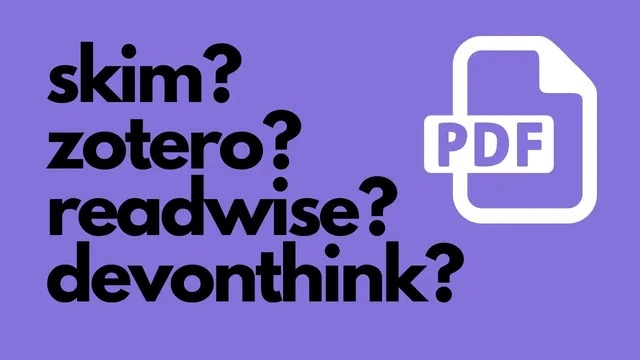 Best tools for organizing PDFs in Obsidian thumbnail