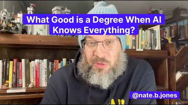 What Good is a Degree When AI Knows Everything? What A Post-Knowledge AI Economy Looks Like thumbnail