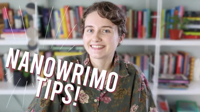 20 NaNoWriMo Tips! | productivity, self-care, getting unstuck, avoiding burnout thumbnail