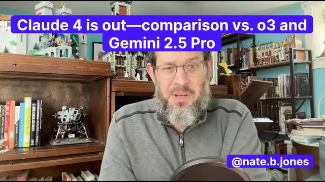 Claude 4 is out—comparison vs. o3 and Gemini 2.5 pro thumbnail