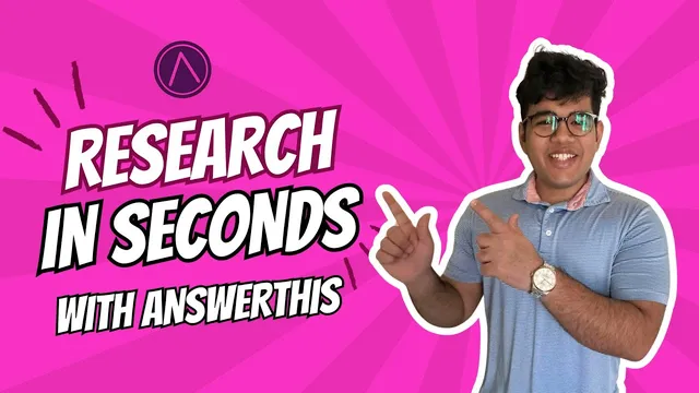 AnswerThis: The Fastest Way to Do Research (Save Time!) thumbnail