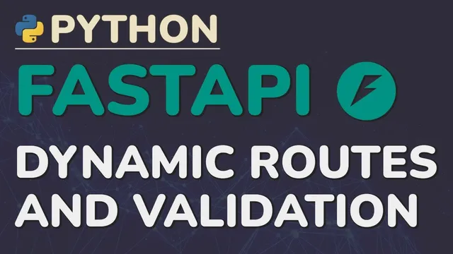 Python FastAPI Tutorial (Part 3): Path Parameters - Validation and Error Handling thumbnail