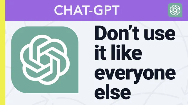 3 Ways To Use ChatGPT Right Now thumbnail