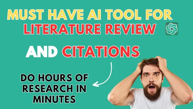 Do hours of Research Literature review in minutes using this New AI tool: Auto Citations, References thumbnail