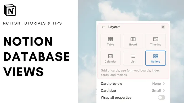 Notion Database View Options: Quick Guide for Beginners (+ Easy Tutorial) thumbnail