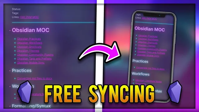 How to Sync Obsidian MD Notes for FREE Across Windows & Android/Mobile Devices using OneDrive thumbnail