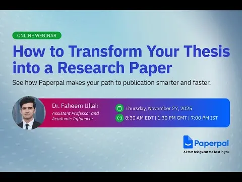 How to Transform Your Thesis into a Research Paper thumbnail