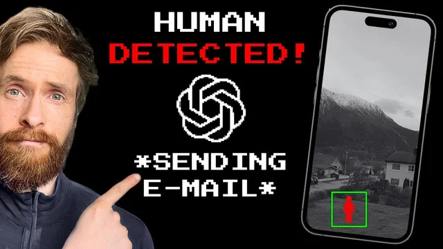 Iphone + GPT-4 Vision API =  Autonomous Security Cam System thumbnail