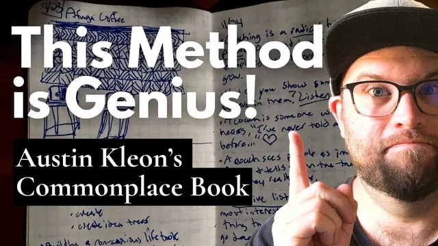 Austin Kleon’s Genius Commonplace Book Method (A Better Way to Save Ideas & Quotes) thumbnail