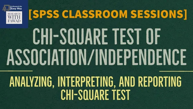 06. SPSS Classroom | Chi Square test of Independence - Analyze, Interpret, and Report Chi Square thumbnail