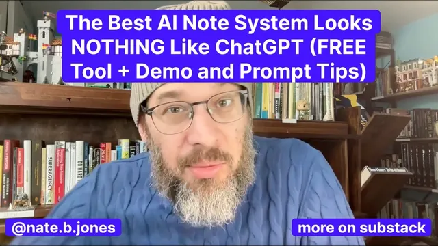 The Best Al Note System Looks NOTHING Like ChatGPT (FREE Tool + Demo and Prompt Tips) thumbnail