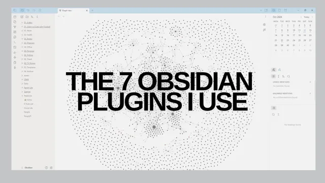 The 7 (or 8) Obsidian Plugins I Use Daily thumbnail