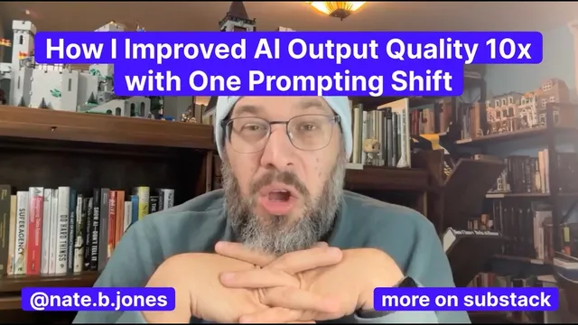 How I Improved AI Output Quality 10X With One Prompting Shift thumbnail
