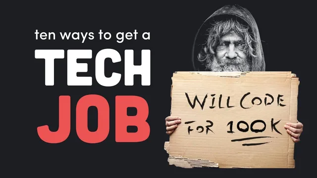 How to Land a 100K/yr Tech Job - 10 Strategies thumbnail