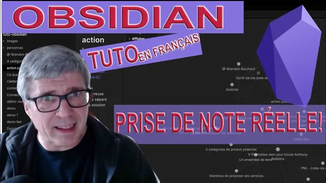 Obsidian Démo prise de note réelle (video republiée en août 2021) thumbnail