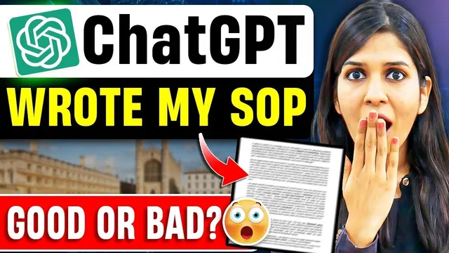 SOP written by AI Tools - Good or bad? 🔥 | Statement of Purpose by ChatGPT thumbnail