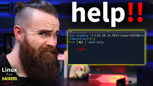 HELP!! (for when you suck at Linux) // Linux for Hackers // EP3 thumbnail