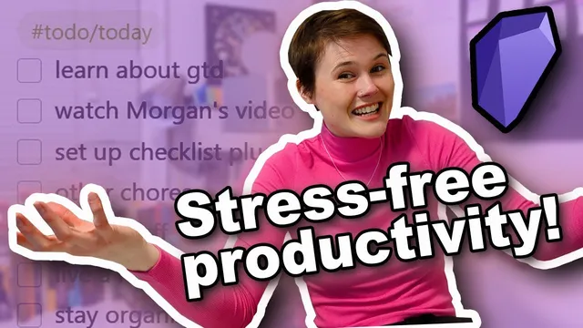 Getting Things DONE in Obsidian ✨ my stress-free life management system thumbnail