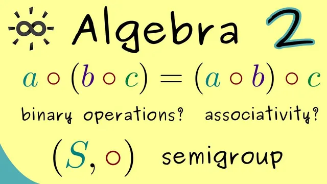 Algebra 2 | Semigroups thumbnail