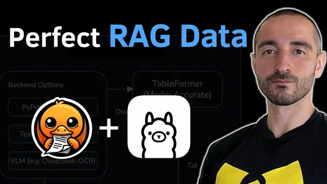 Convert Any Document To LLM Knowledge with Docling & Ollama (100% Local) | PDF to Markdown Pipeline thumbnail