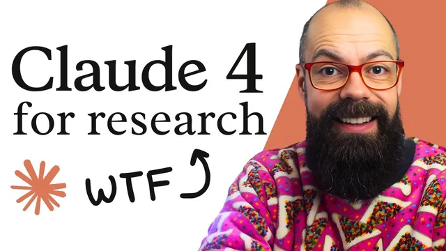 Claude 4 Just Made Research 10x Faster (You’re Missing Out) thumbnail